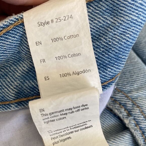 NWT SWS Denim Ultra High Rise Mom Distressed Jeans - Picture 10 of 10